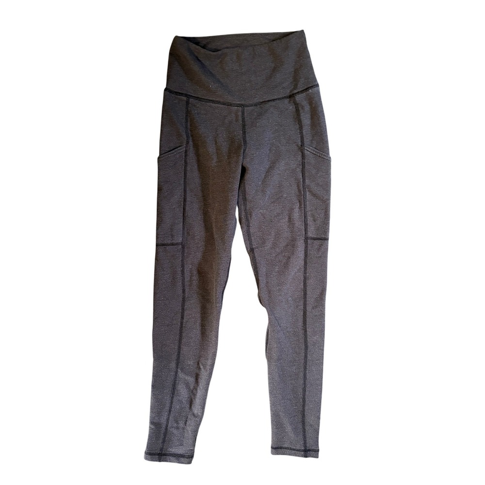 American Eagle The Everything Pocket Legging XS Heathered Charcoal High Waist
